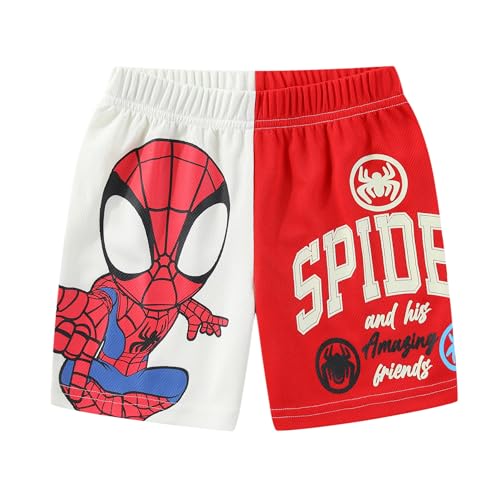 Image of Marvel Spidey and His Amazing Friends Boys 3 Piece Tank Top T-Shirt and Shorts Set for Toddler and Big Kids