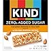 KIND ZERO Added Sugar Bars, Caramel Almond & Sea Salt, Keto Friendly Snacks, Gluten Free, 5g Protein, 5 Count