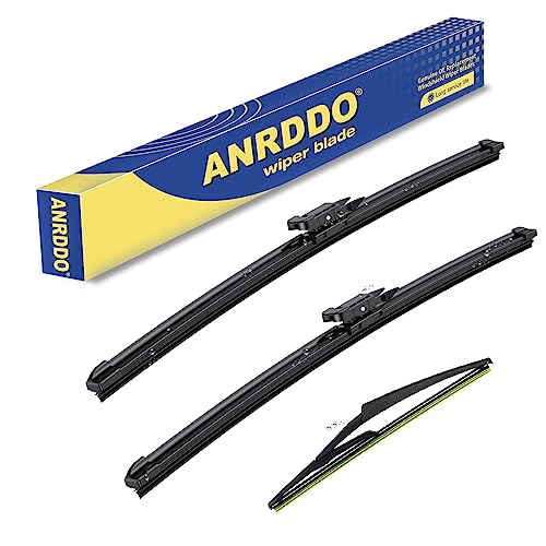 Image of 3 wipers Replacement for Mercedes-Benz ML-Class 2006-2011 W164 ML320 ML350 ML550 ML63 2005-2012 X164 GL-Class 2006-2012 W251 R-Class Original Equipment Wiper Blades 28 inch+21 inch+12 inch(Set of 3) Pinch Tab