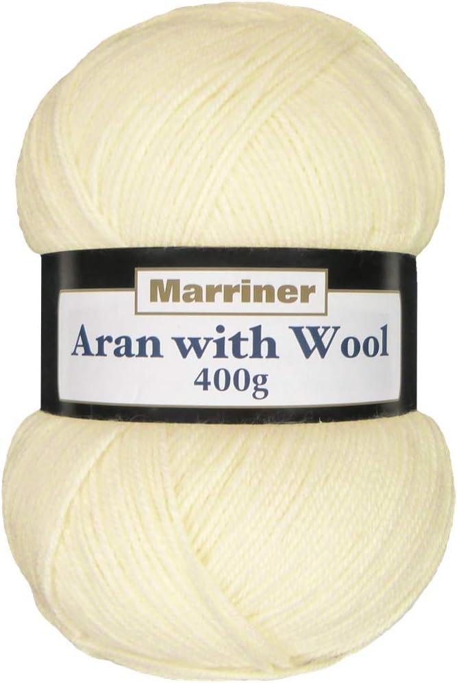 Marriner Aran with Wool 80 Acrylic and 20 Wool 10 Ply for Knitting