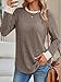 AUTOMET Womens Long Sleeve Tops Winter Clothing 2025 Dressy Casual Tunic Sweaters Fall Fashion Color Block Shirts Khaki 02 L