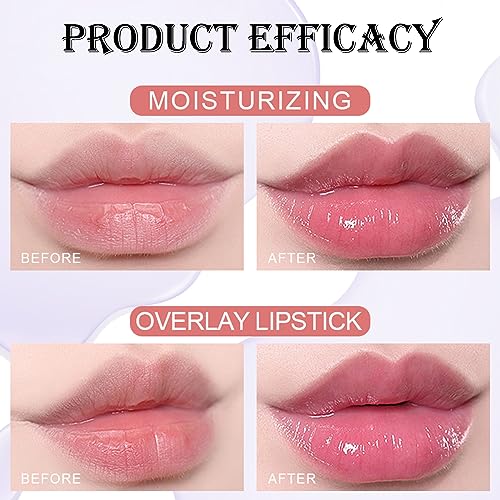 Mrettick 6 Pcs Hydrating Lip Oil Set, Fruit-Flavored Plumping Lip Oil ...