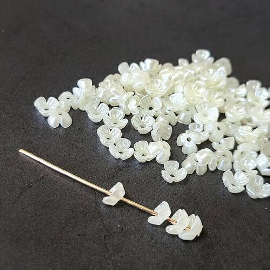 Amazon.co.jp: 超 ミニ フラワービーズ お花 小花 アクリル