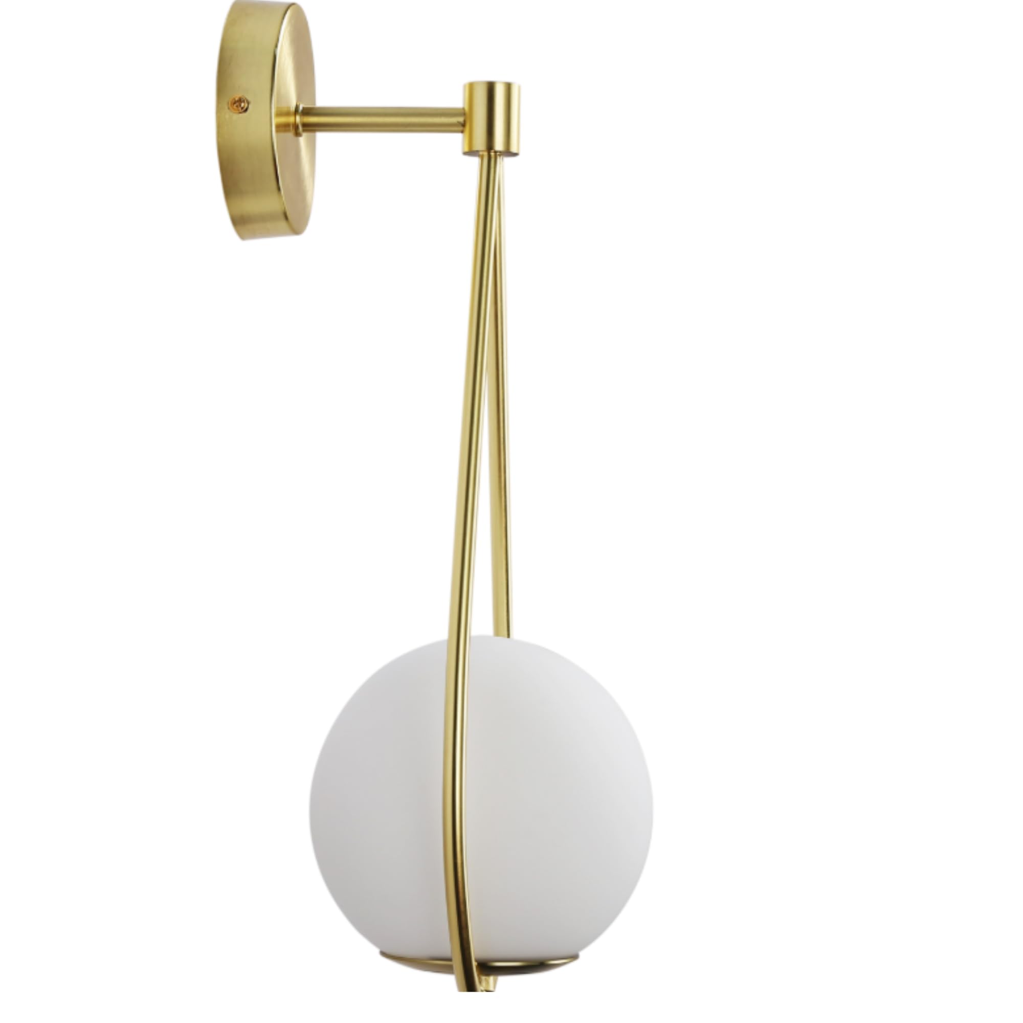 B·LED BARCELONA LED - Aplique de pared bola cristal Clara - E14