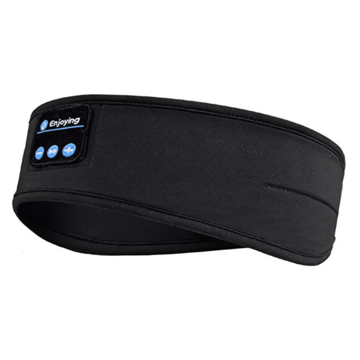 WANGCL Maska na oczy Bluetooth maska do spania ze słuchawkami Bluetooth, obsługa odtwarzania muzyki, odbieranie połączeń dla osób śpiących na boku, w podróży, bezsenność, relaks, medytacja, joga