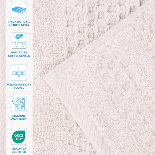 Serviettes en coton gaufré séchage rapide et ultra douces pour la douche