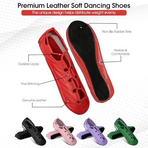 Premium Irish Dance Pump Shoes Soft Cowhide Leather Pump Style for Competitive Irish Dancing4