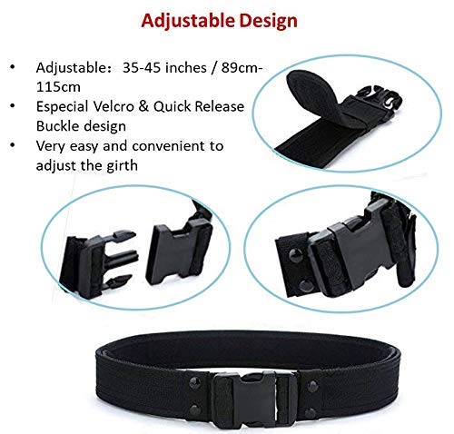 Law Enforcement Modular Equipment System Security Guard Military Tactical Duty Utility Versatile Hunting Belt (10-in-1 Belt, Green) - Thumbnail 5