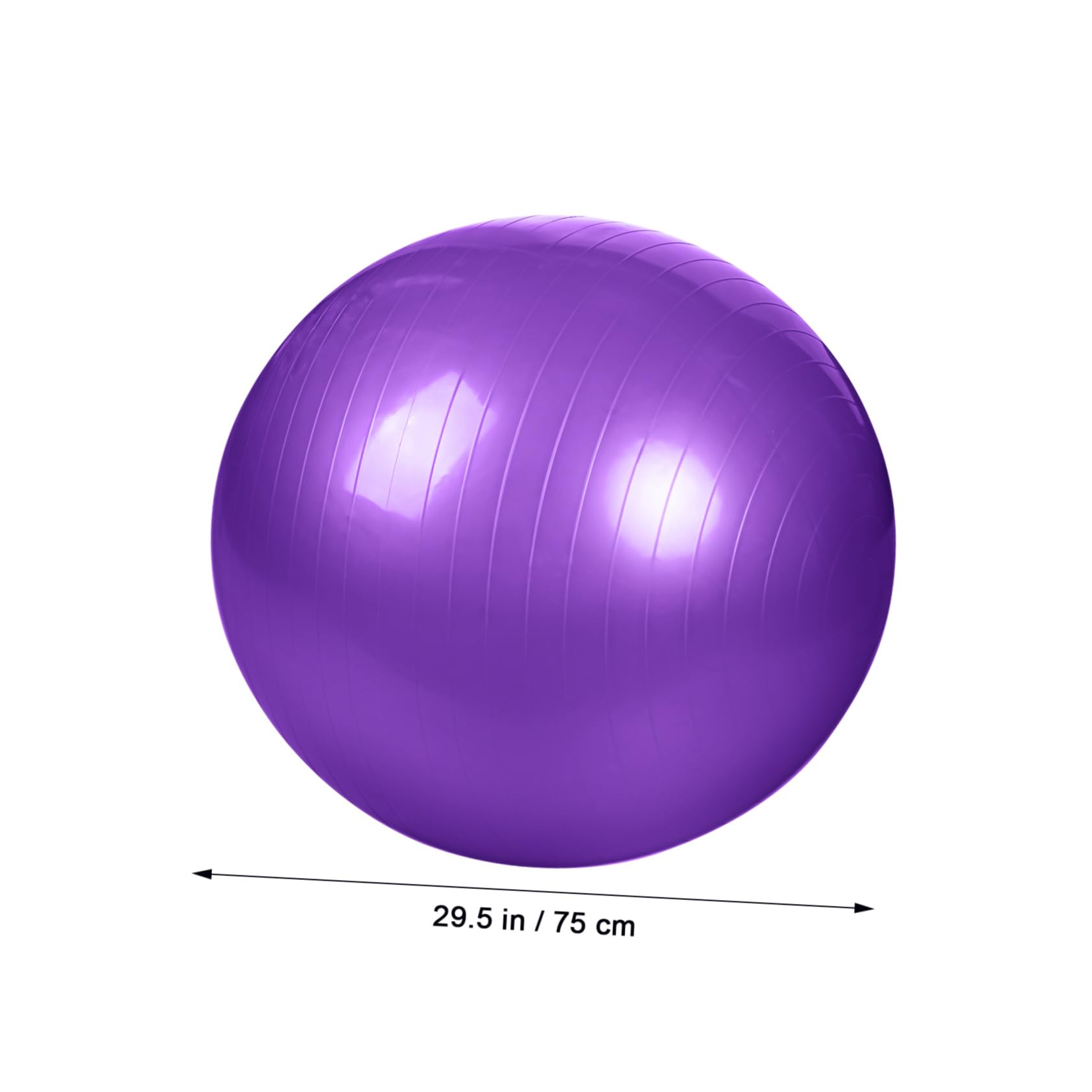 Yardwe Pelota de Yoga Ejercicio Pelota de Estabilidad de Pilates Gruesa con Inflador para Yoga Casa