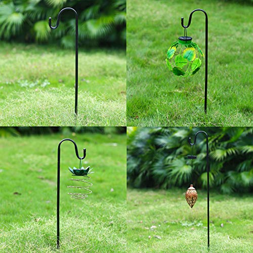 LYEAA dizhenhui104-jiaju Outdoor Herdershaak, tuin opknoping voor vogelvoeders, bloempotten, 2 stuks - Afbeelding 8