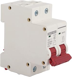 Respicefinem Circuit Protection 2 Pole 40A DC500V Miniature Circuit Breaker,DZ47-63Z-2P Series Small Safety Circuit Breaker