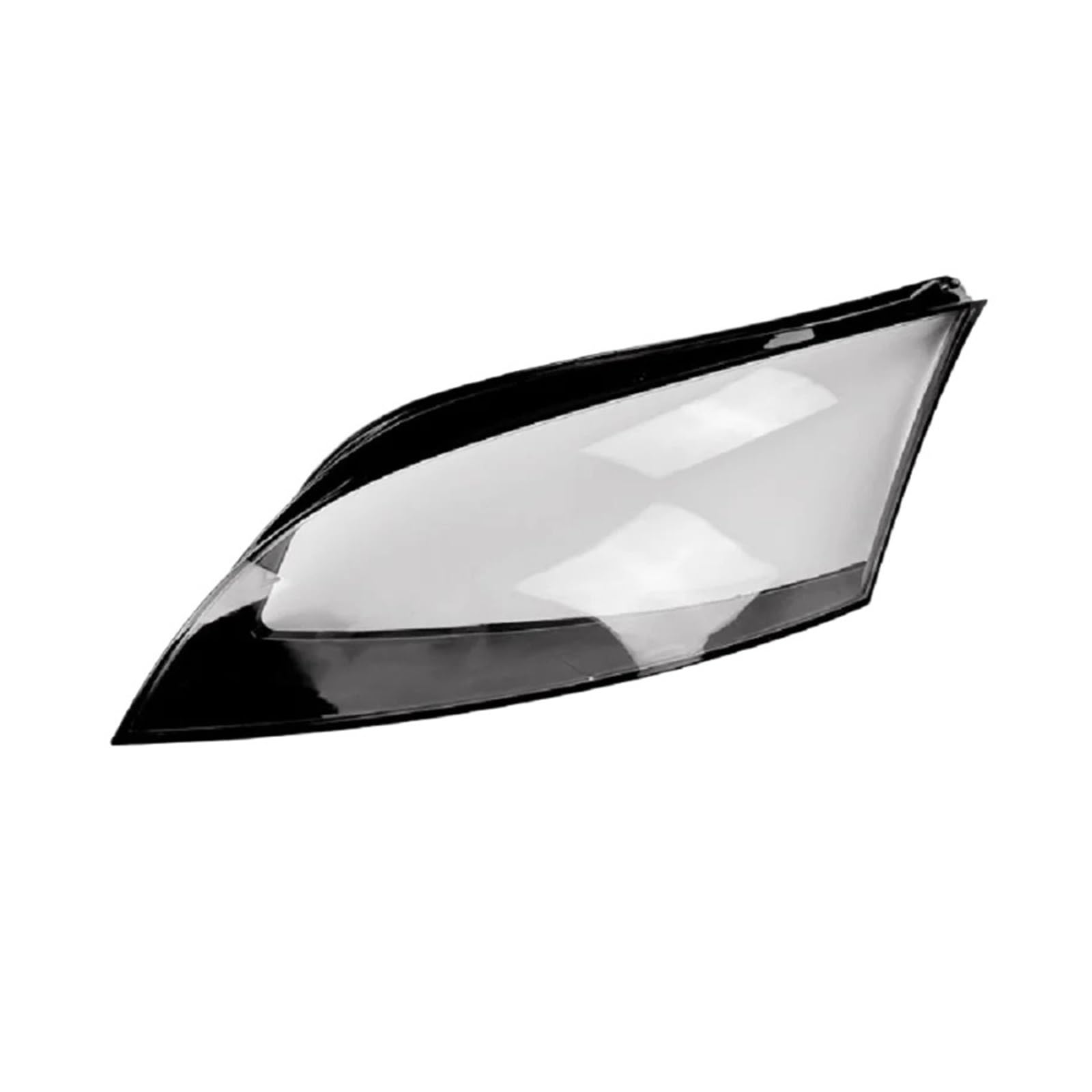 Lente de faro de coche compatible con Audi TT 2008 2009 2010 2011 2012 2013 2014 Carcasa transparente Cristal de faro Reemplazar la cubierta original(1PC left side)