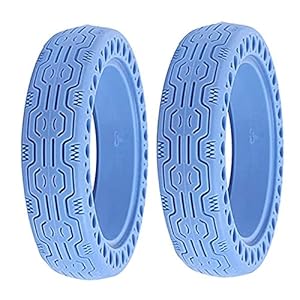 Elektrische scooterband, 8,5 inch rubberen banden met massieve gaten Vervangende band niet-pneumatisch voor elektrische…