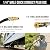 12FT RV Quick Connect Propane Hose for RV to Grill, with Elbow Adapter for 17" and 22" Blackstone Griddles, 3/8" Female Flare Propane Quick Connect Fittings for Grill Camp Chef Stove Portable Fire Pit