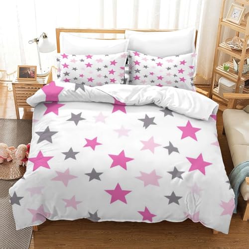 Parure de lit effet 3D en microfibre premium ultra douce King - 3