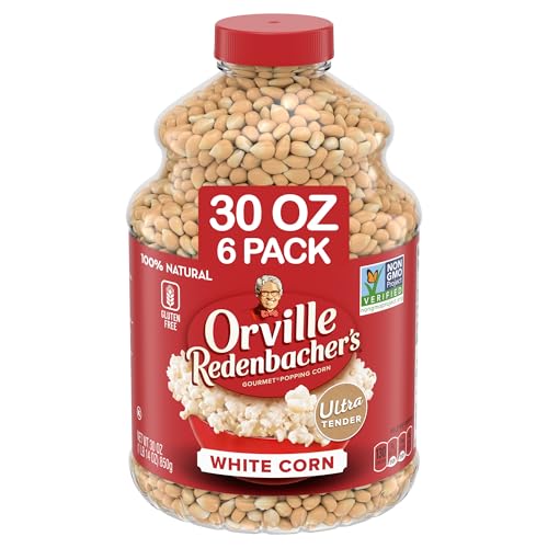 QI and AI popcorn 4 Orville Redenbacher's Popcorn Kernels, White Corn, 6g Fiber Per S...