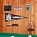 College Flags & Banners Co. Alabama A&M Bulldogs Pennant Flag and Wall Tack Mount Pads