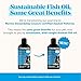 Omega 3 Fish Oil Supplement for Dogs & Cats (16oz), Wild Caught Omega 3 Fish Oil for Skin and Coat Health, Supports Shedding, Skin & Coat, Immunity, Joint, Brain & Heart, EPA + DHA
