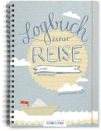 Memoriecation Reisetagebuch A5 | Zum Selberschreiben | Für Weltreise & Urlaub