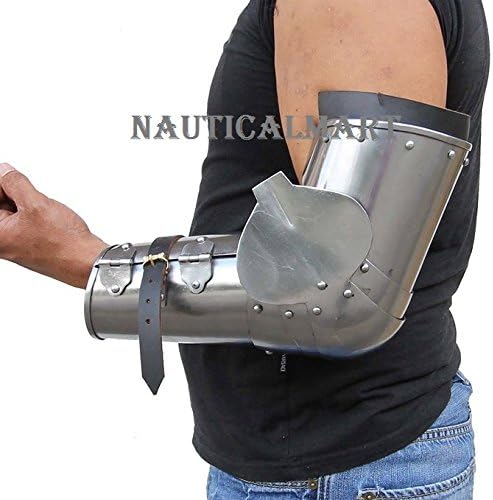 Vista 2 de NauticalMart Calvario de finales del siglo XIV, 0.63 oz, disfraz medieval de armadura de guardia de brazos