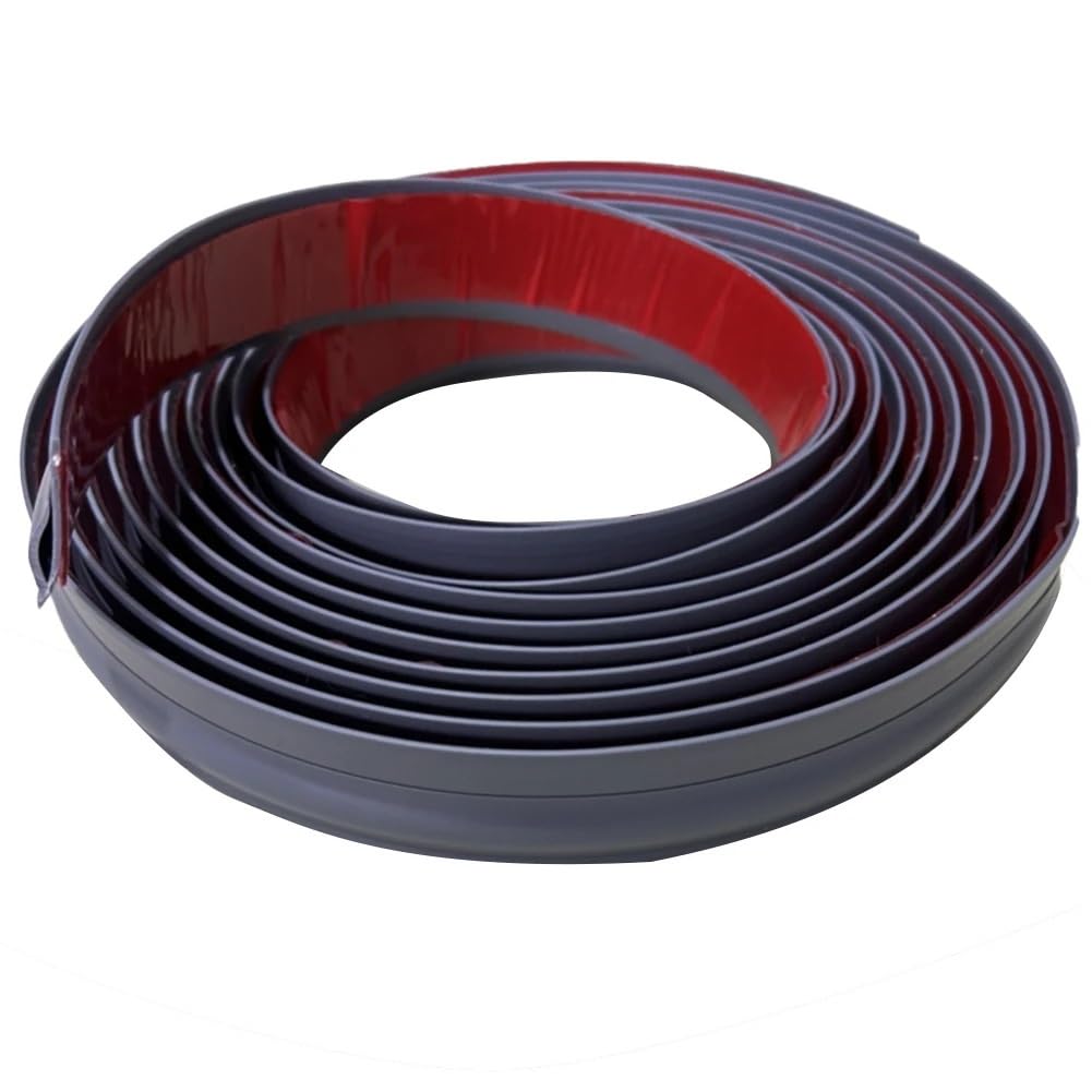 Loacea Doorway Threshold Strip Carpet Protector Enhanced Safety 3Meters Length, Dark Gray Edge Strip Easy Installation 3cm Width 1pc