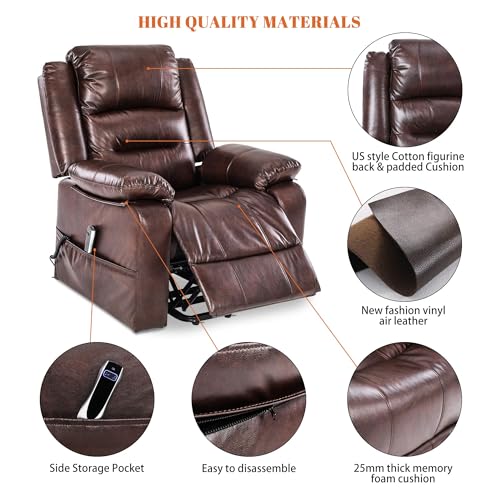 Sillón reclinable eléctrico con soporte y masaje miniatura 4