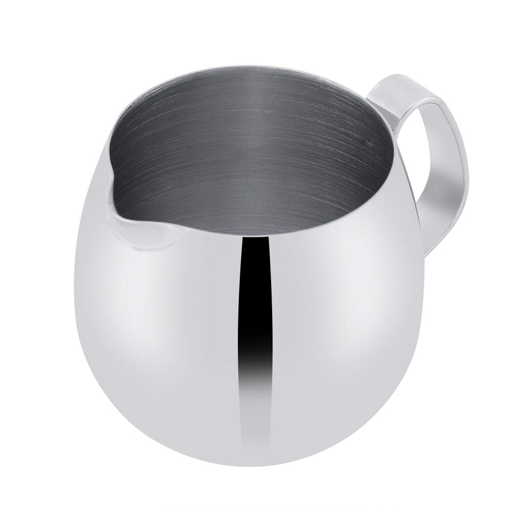 Brocca per schiuma di latte, in acciaio inox, per caffè e latte, 300 ml