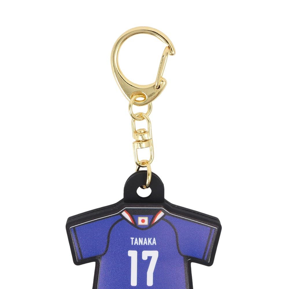 Amazon | [JFA] サッカー日本代表 ユニフォーム型ラバーキーホルダー