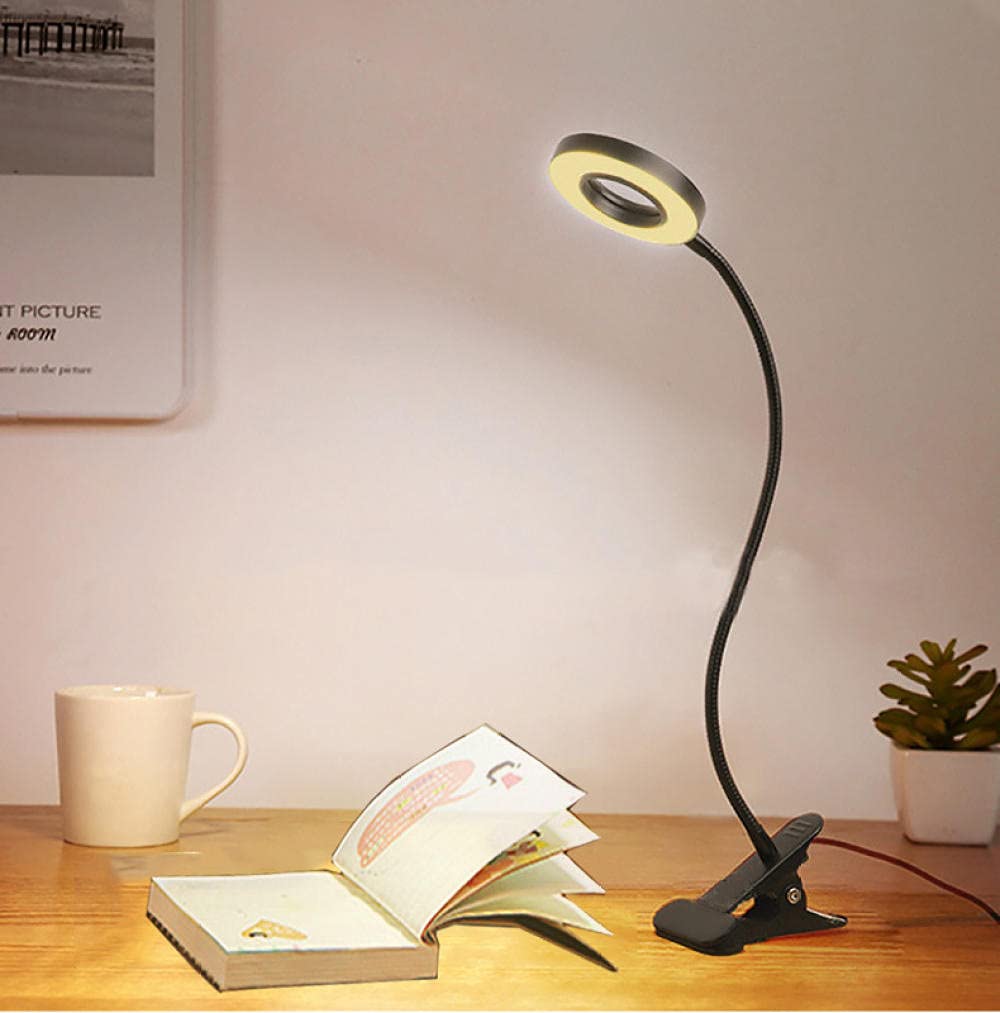 Luci A Clip Lampada Pinza Luce da Lettura Luce da Lettura Clip Lampada da Scrivania da Clip A LED USB Dormitorio per Dormitorio per Dormire per Studenti Desk Desk Universale