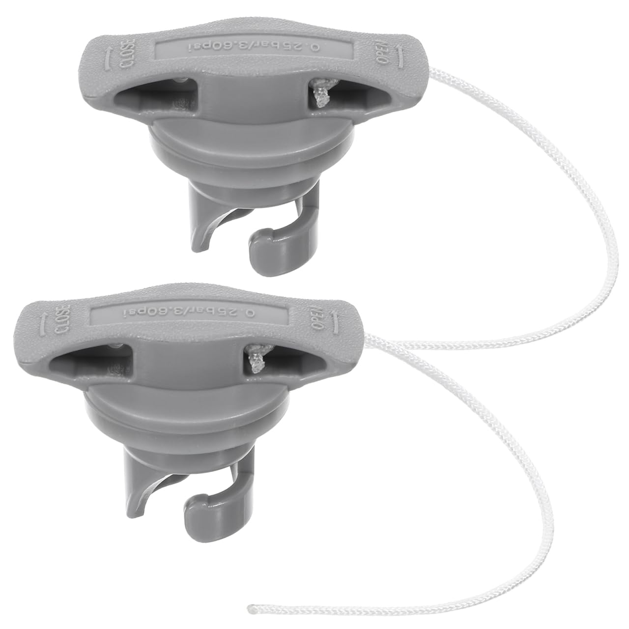 Homoyoyo 2pcs Air Valve Cover for Inflatable Boat Kayak Design High Pressure Seal Compatible Dinghies Rubber Material