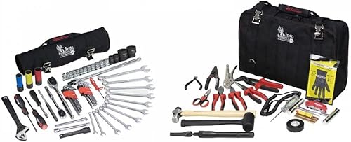 BOXO USA Heavy Duty Off-Road King of Hammers KOH Bolsa de herramientas y juego de herramientas de 80 piezas PA917