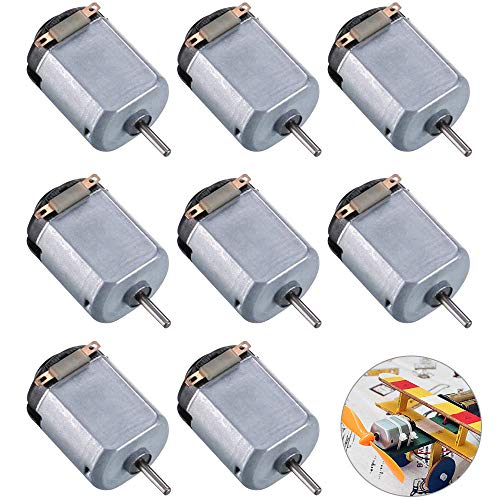 GOLRISEN 8pcs Motores Electricos Pequeños DC 3V 14.500 RPM Alta Velocidad 800mA...