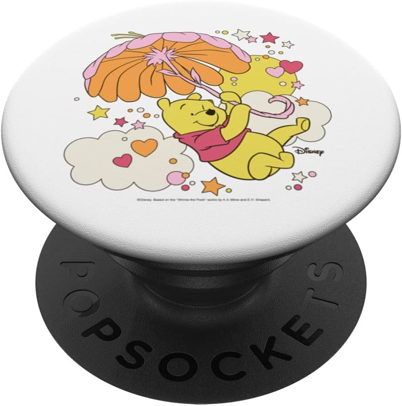 Winnie The Pooh - Pooh Retro Umbrella PopSockets MagSafe PopGrip for iPhone