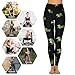 Cute Green Alligator Women's Yoga Pants Funny Leggings Workout Running Lounge Pant M