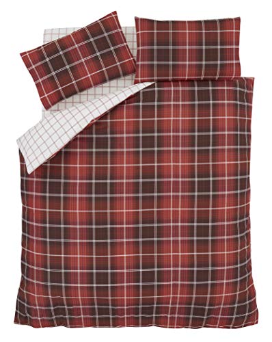 Funda nórdica roja Catherine Lansfield para transformar tu dormitorio en un oasis confortable 4
