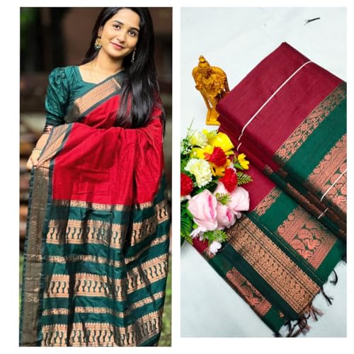 Image of gadwal cotton sarees
