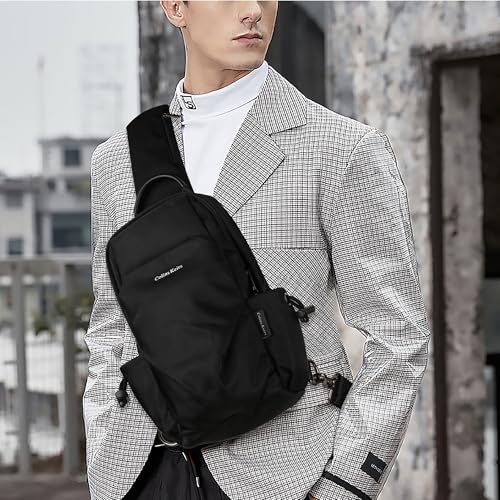 Men's Small Crossbody Sling Bag, Lightweight Chest Shoulder Backpack for Men, Durable Crossbody Bags for Mens, Versatile Travel & Everyday Carry Bag4