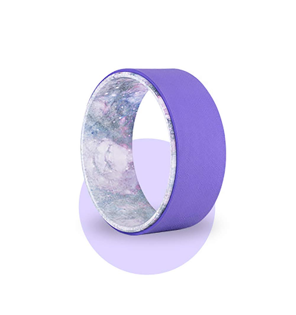 Yoga Wheel Yoga Roller Rad for Back Pain Strong & Comfortable Dharma Yoga Prop Wheel for Inversions & Backbends Yoga Wheel