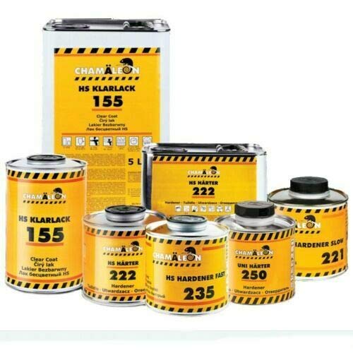 Chamäleon 1,5L HS Acryl Klarlack 2:1 Kratzfest Lack 1L Härter Standart 0,5L 2K