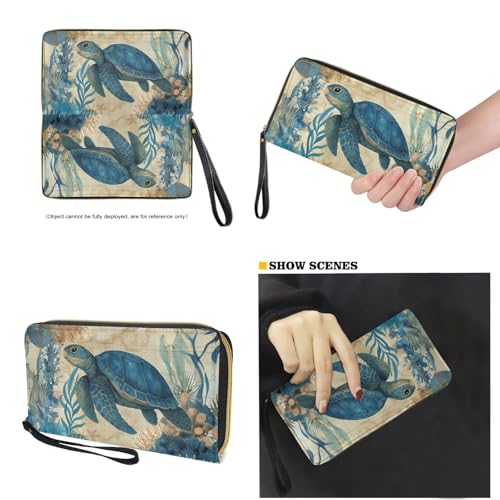 Set de bolso y billetera de cuero para mujer miniatura 2