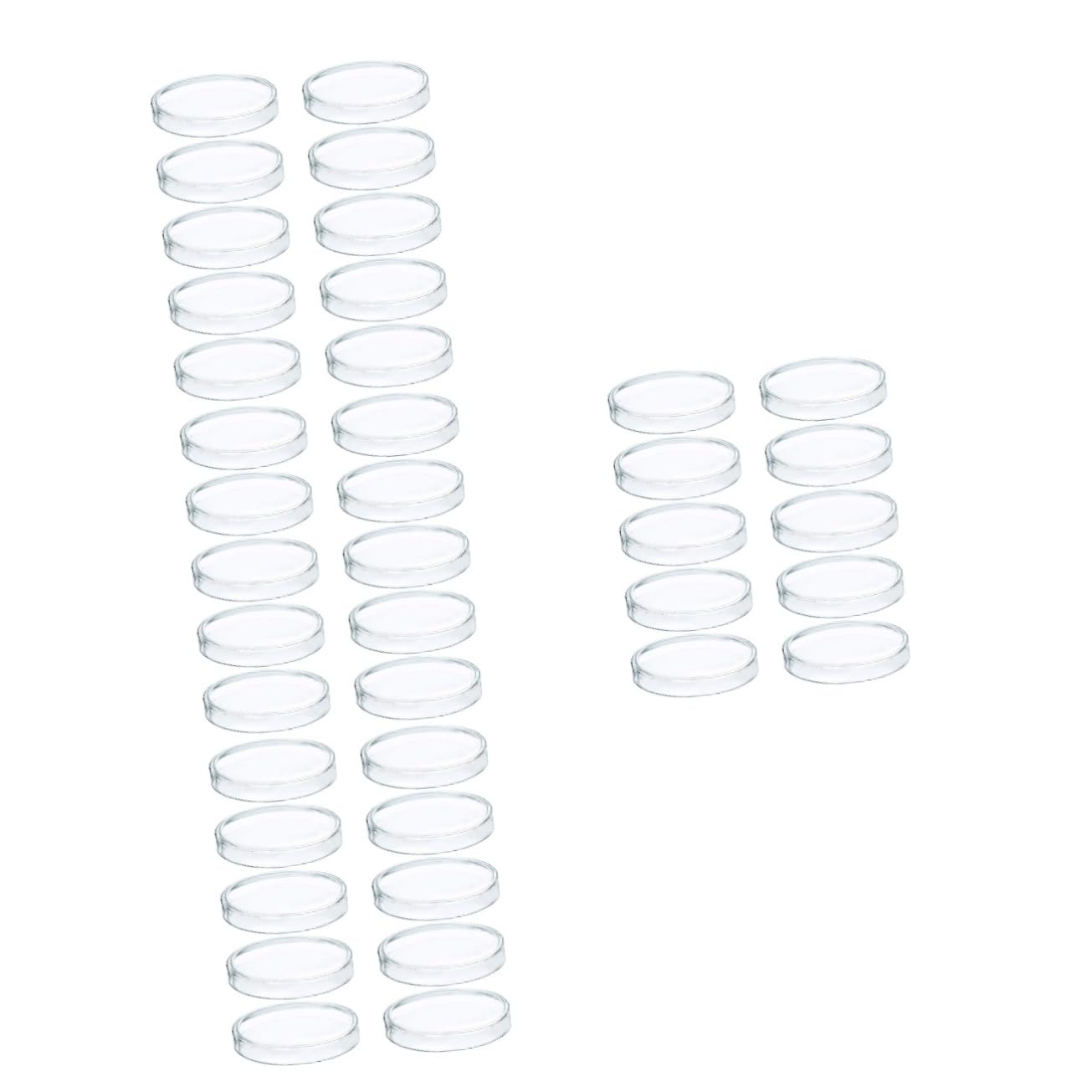 Alipis 4 Sätze Petrischale Aus Kunststoff Zellkultur Teller Labor Kulturplatte Gewebe Petrischalen Aus Kunststoff Chemie Petrischale Klare Petrischalen Mustergerichte Plastik 10 Stück * 4