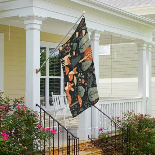 Drapeaux d'extérieur en polyester 200D robuste résistant au vent de vacances