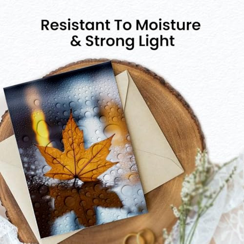 Image of Growlam Ultra Glossy Photo Paper 264 GSM A4 Size, 20 Sheets (Pack of 3) | Waterproof Technology, Instant Drying, Superior Colour Accuracy, Outstanding Ink Absorption, Resin-Coated for Long Durability