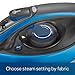 Sunbeam Turbo Steam 1500 Watt XL-size Anti-Drip Non-Stick Soleplate Iron with Shot of Steam/Vertical Shot feature and 10' 360-degree Swivel Cord, Grey/Blue, GCSBCS-200-000
