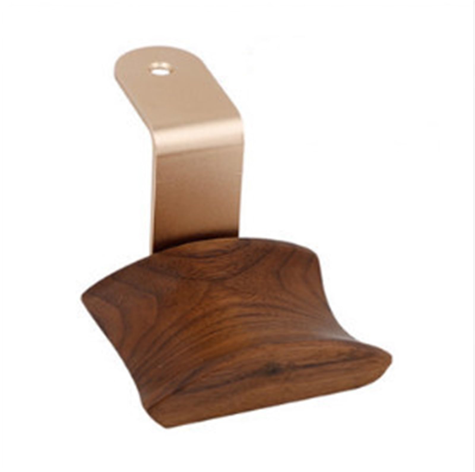 Supporto da parete per headset Supporto for cuffie in legno | Supporto universale for cuffie, espositore in metallo con gancio for cuffie montato a parete(Z- golden walnut)