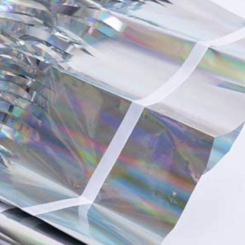 Tende Metalliche Tinsel 4 Pezzi - 1x2 M, Argento, Per Feste, Compleanni, Matrimoni, Decorazioni - Foto 9