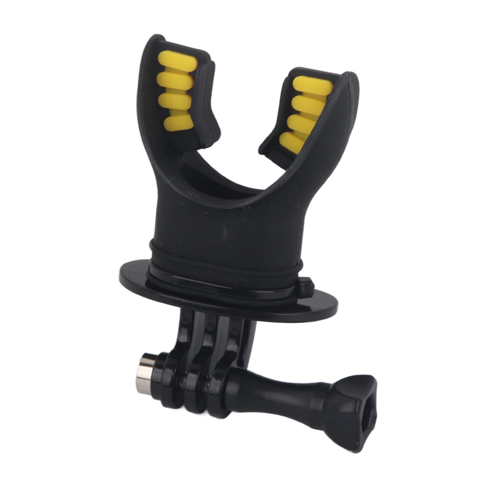 Topiky Mouth Bite Mount Adaptador del Soporte de la Boquilla Surfing Diving Skating con Floaty y Cuello Lanyard para Hero 7/6/5/4/3/3 + para cámara de acción (Negro)