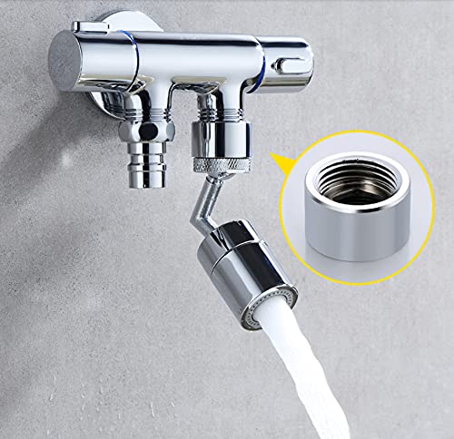 Lhdfyqt 2 Stuks Adapters voor Waterkraan van Metaal, NPT Mannelijke