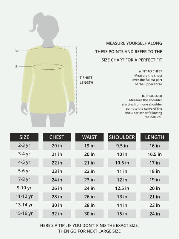 Real Basics Girls Regular Fit Full Sleeves Tshirt (Pack of 1) offers donot miss