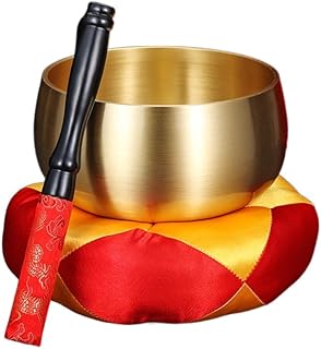 3pc 9.5cm Thickened Handmade Buddha Sound Bowl Yoga Practice Meditation Chanting Singing Bowl